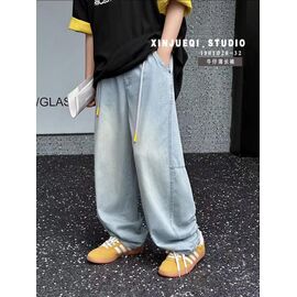 Фотография Джинсы детские унисекс 1801 l.blue р.130-170 "Major" недорого оптом от прямого поставщика