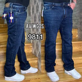 Джинси чоловічі 9811 blue р.30-40 "God Baron" недорого оптом від прямого постачальника