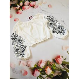 Фотография Блузка детская на девочку M53 white р.122-140 "Moda school" недорого оптом от прямого поставщика