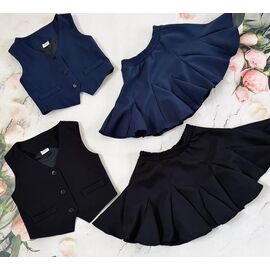 Фотография Костюм детский на девочку 8549 black р.122-152 "Moda school" недорого оптом от прямого поставщика