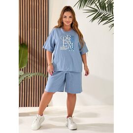 Костюм жіночий 4055 l.blue р.44-48 "OSKA" недорого оптом від прямого постачальника