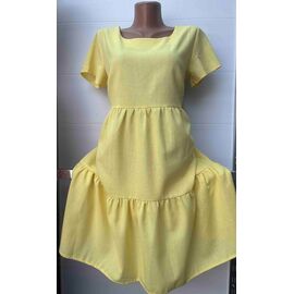Фотография Платье летнее женское 902 yellow р.46-50 "Potok" недорого оптом от прямого поставщика