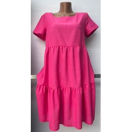 Фотография Платье летнее женское 902 pink р.46-50 "Potok" недорого оптом от прямого поставщика
