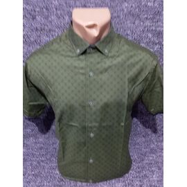 Сорочка чоловіча літня 5176 khaki р.S-2XL "ROLADA" недорого оптом від прямого постачальника