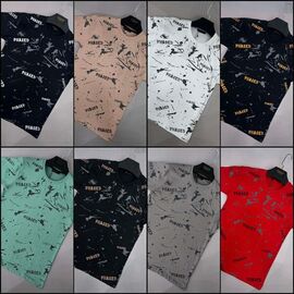 Фотография Футболка мужская 1010 black-yellow р.S-2XL "Vip Stendo" недорого оптом от прямого поставщика