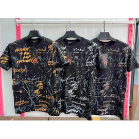 Фотография Футболка мужская 21 black-yellow р.S-2XL "Vip Stendo" недорого оптом от прямого поставщика