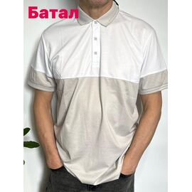 Фотография Футболка мужская 455 l.beige р.3XL-6XL "Vip Stendo" недорого оптом от прямого поставщика