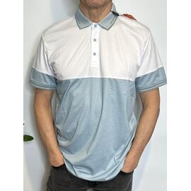 Фотография Футболка мужская 455 l.grey р.3XL-6XL "Vip Stendo" недорого оптом от прямого поставщика