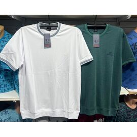 Фотография Футболка мужская 8021 green р.2XL-5XL "Vip Stendo" недорого оптом от прямого поставщика