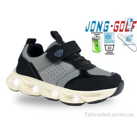 Фотография Кроссовки детские модные Весна/осень A11636-2 LED (8 пар р.21-26) "Jong Golf" недорого оптом от прямого поставщика
