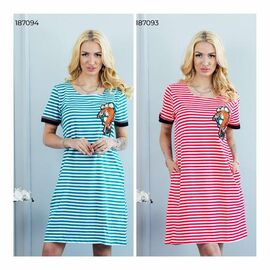 Сукня літня жіноча 187094 blue р.S-XL "Vehuiah" недорого оптом від прямого постачальника