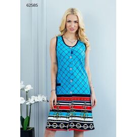 Халат жіночий 62585 l.blue р.S-XL "Vehuiah" недорого оптом від прямого постачальника