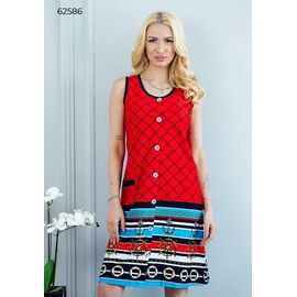 Халат жіночий 62586 red р.S-XL "Vehuiah" недорого оптом від прямого постачальника