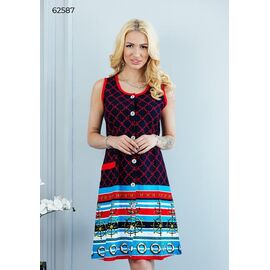 Халат жіночий 62587 navy р.S-XL "Vehuiah" недорого оптом від прямого постачальника