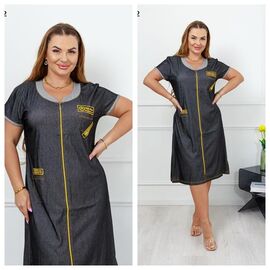 Халат жіночий 9502 grey р.L-2XL "Vehuiah" недорого оптом від прямого постачальника