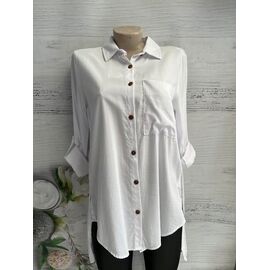 Сорочка жіноча 940 white р.S-XL "SHEPARIS" недорого оптом від прямого постачальника