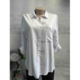 Фотография Рубашка женская 953 white р.S-XL "SHEPARIS" недорого оптом от прямого поставщика