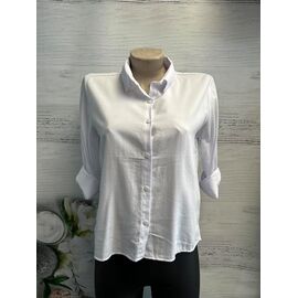 Фотография Рубашка женская 957 white р.S-XL "SHEPARIS" недорого оптом от прямого поставщика