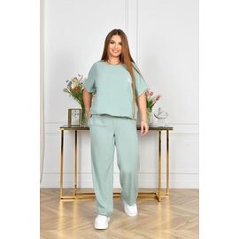 Фотография Костюм женский 1526 mint р.50-56 "Iren Veles" недорого оптом от прямого поставщика