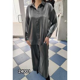 Фотография Костюм женский 24001 d.grey р.42-48 "LOOK" недорого оптом от прямого поставщика