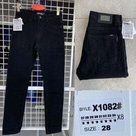 Джинси чоловічі X1082 black р.27-34 "God Baron" недорого оптом від прямого постачальника