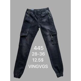 Джинси чоловічі 445 black р.28-36 "God Baron" недорого оптом від прямого постачальника