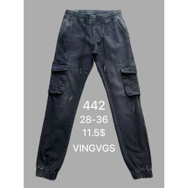 Джинси чоловічі 442 black р.28-36 "God Baron" недорого оптом від прямого постачальника