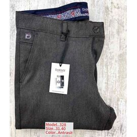 Штани чоловічі утеплені 328 grey р.31-40 "God Baron" недорого оптом від прямого постачальника