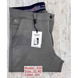 Штани чоловічі утеплені 328-2 grey р.31-40 "God Baron" недорого оптом від прямого постачальника