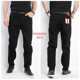 Джинси чоловічі 8813 black р.32-36 "God Baron" недорого оптом від прямого постачальника