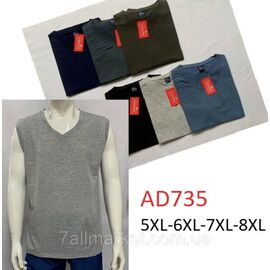 Майка чоловіча батал розміри 5хл-8хл (56-64) (мікс кв) "STELLA" купити недорого від прямого постачальника