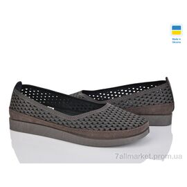 Фотография Туфли женские стильные Лето Paolla Б3 коричневий (8 пар р.37-42) "Lvovbaza" недорого оптом от прямого поставщика