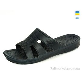 Фотография Шлепки мужские пляжные Лето 21 синий (6 пар р.41-45) "Крок" недорого оптом от прямого поставщика