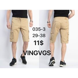 Фотография Шорты мужские 035-3 beige р.29-38 "God Baron" недорого оптом от прямого поставщика
