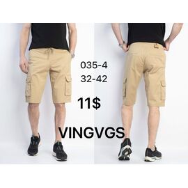 Фотография Шорты мужские 035-4 beige р.32-42 "God Baron" недорого оптом от прямого поставщика
