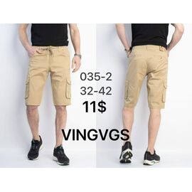 Фотография Шорты мужские 035-2 beige р.32-42 "God Baron" недорого оптом от прямого поставщика