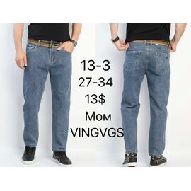 Джинси чоловічі 13-3 blue р.27-34 "God Baron" недорого оптом від прямого постачальника