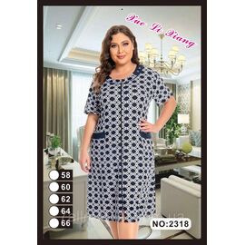 Халат жіночий домашній батал розмір 58-66 "FLOWER" недорого від прямого постачальника