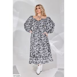 Жіноча сукня софт р.50-52;54-56;58-60;62-64 (4кол.) "LETTI" купити недорого від прямого постачальника