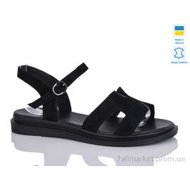 Фотография Босоножки женские летние Лето 513 чорний з. (6 пар р.36-40) "Sali" недорого оптом от прямого поставщика