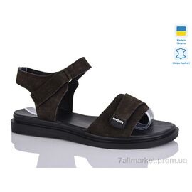 Босоніжки жіночі літні Літо 702 корич.з. (6 пар р.36-40) "Sali" недорого оптом від прямого постачальника