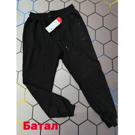 Штани спортивні чоловічі 4427 black р.2XL-6XL "Alex Clothes" недорого оптом від прямого постачальника