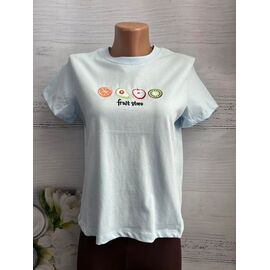 футболка жіноча 8522 l.blue р.S-L "SHEPARIS" недорого оптом від прямого постачальника