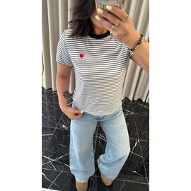 футболка жіноча 8526 white-black р.S-L "SHEPARIS" недорого оптом від прямого постачальника