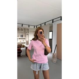 Фотография Футболка женская 8535 pink р.S-L "SHEPARIS" недорого оптом от прямого поставщика