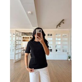 Фотография Футболка женская 8536 black р.S-L "SHEPARIS" недорого оптом от прямого поставщика