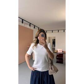 Фотография Футболка женская 8539 white р.S-L "SHEPARIS" недорого оптом от прямого поставщика