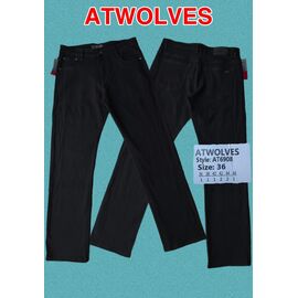 Джинси чоловічі AT6908 black р.36-46 "God Baron" недорого оптом від прямого постачальника