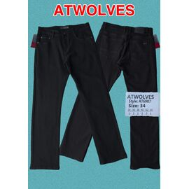 Джинси чоловічі AT6907 black р.34-44 "God Baron" недорого оптом від прямого постачальника