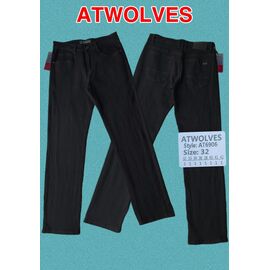 Джинси чоловічі AT6906 black р.32-42 "God Baron" недорого оптом від прямого постачальника